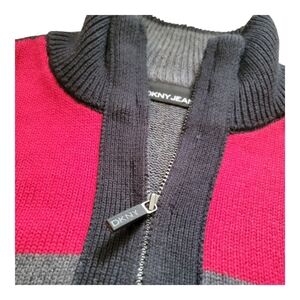DKNY Quarterzip Men's Medium Sweater